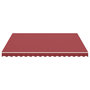Voir la diapositive 3 : VIDAXL Tissu de remplacement pour auvent Bordeaux rouge 4x3,5 m