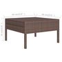 Voir la diapositive 6 : VIDAXL Salon de jardin 14 pcs avec coussins Resine tressee Marron