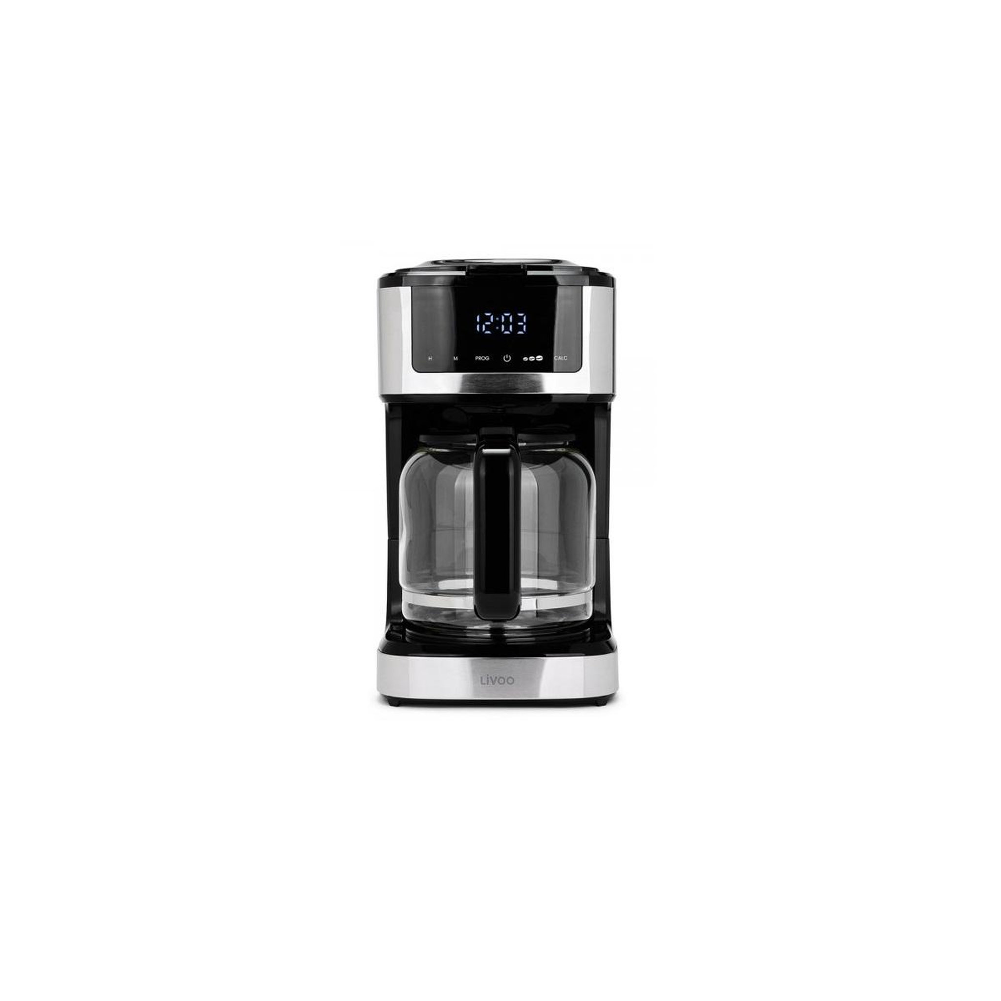 LIVOO Cafetière filtre programmable 15 tasses 900w noir - dod208