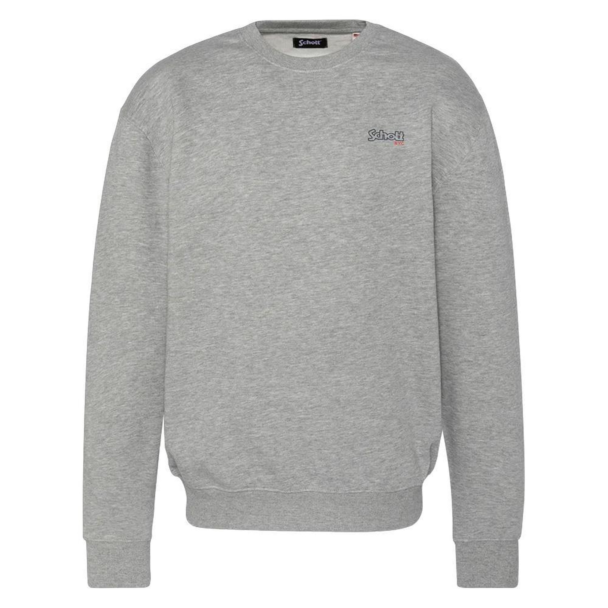 Schott Sweat gris homme schott stan. Coloris disponibles : Gris