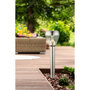 Voir la diapositive 2 : GLOBO Borne Luminaire d'extérieur H. 50 cm - Argent chromé