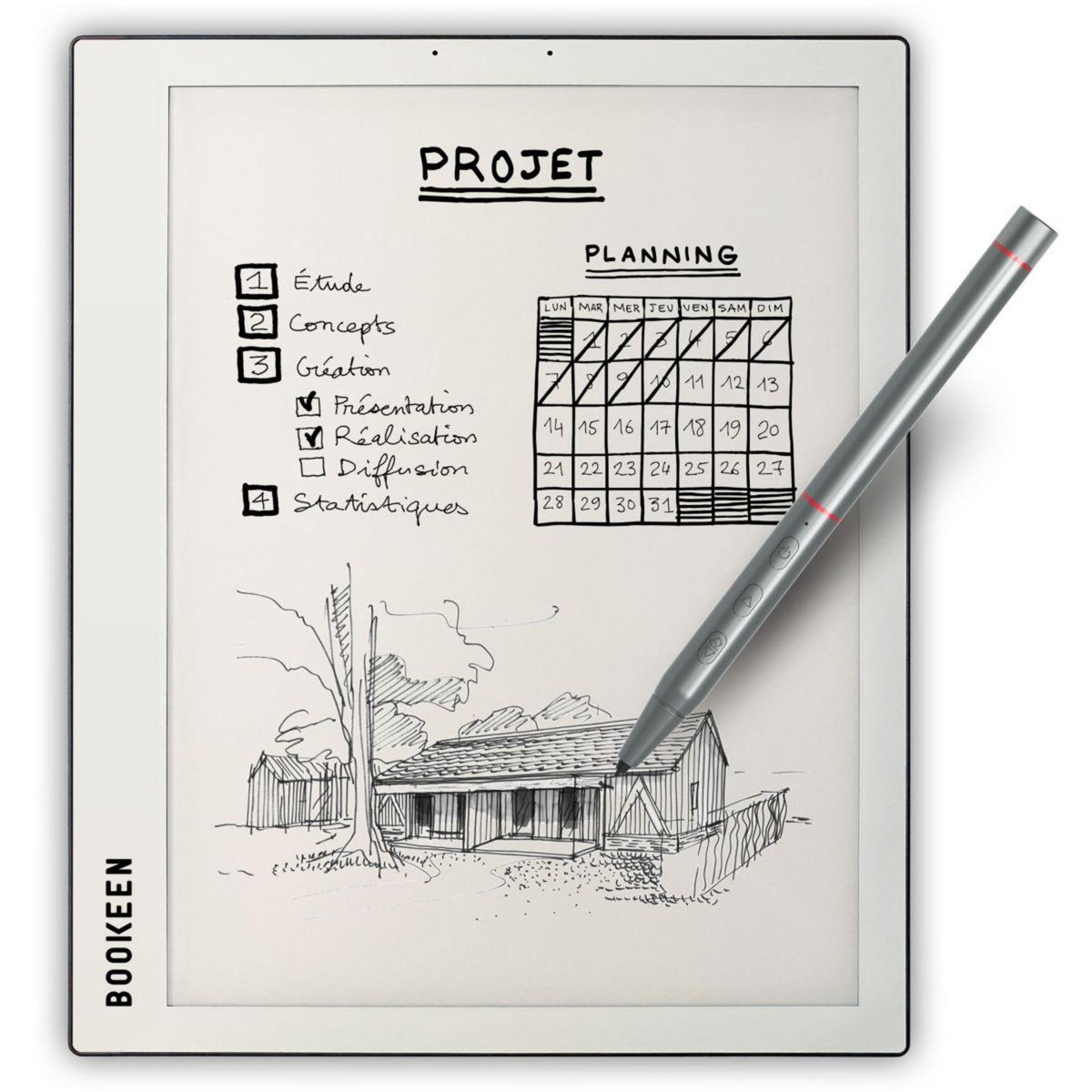 BOOKEEN Bloc-notes numérique Notea+stylet (Android)