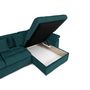 Voir la diapositive 4 : BEST MOBILIER Chuck - canapé panoramique xxl - convertible avec coffre - 7 places - gauche