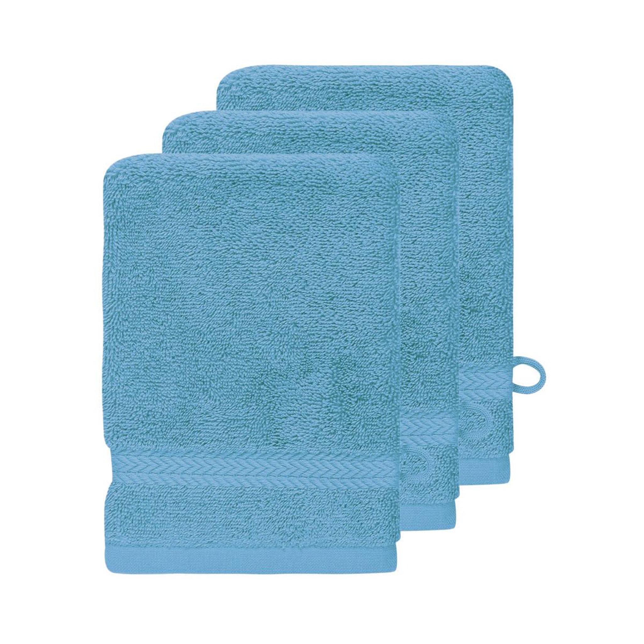 Voir la diapositive 1 : Sensei Maison Lot de 3 gants de toilette 550 g/m² LUXURY - 16x22 cm