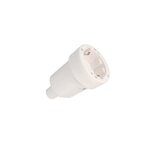 EDM Prise étanche EDM caoutchouc blanc IP44 R42101