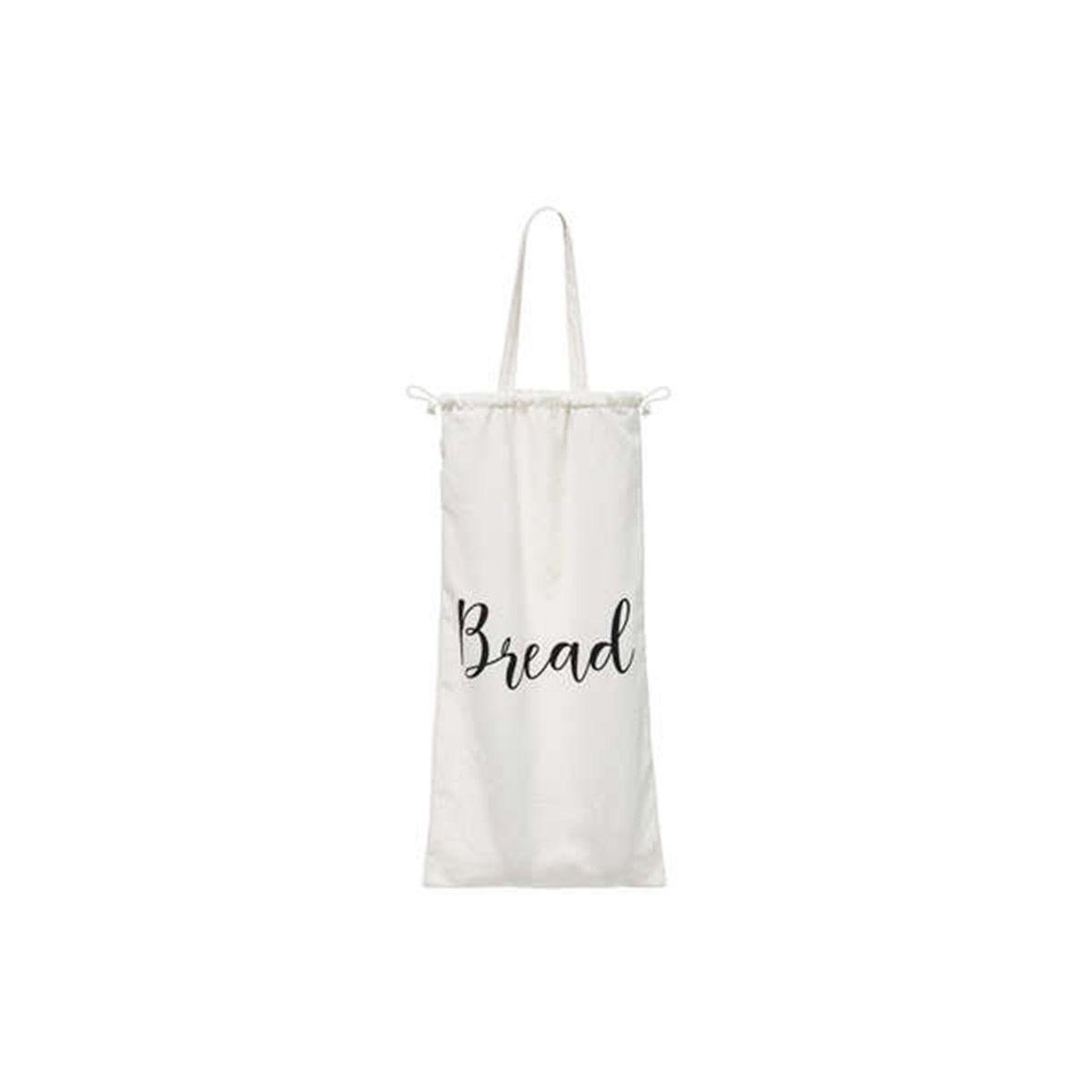 Voir la diapositive 2 : FIVE Sac à Pain en Coton  Bread  52cm Blanc