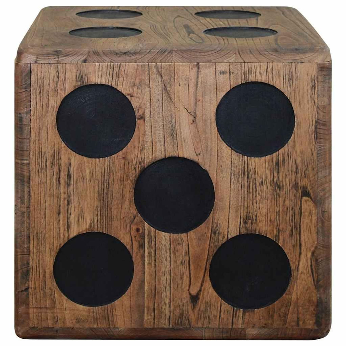 VIDAXL Boîte de rangement Bois Mindi 40x40x40 cm Design Des