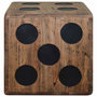 Voir la diapositive 4 : VIDAXL Boîte de rangement Bois Mindi 40x40x40 cm Design Des
