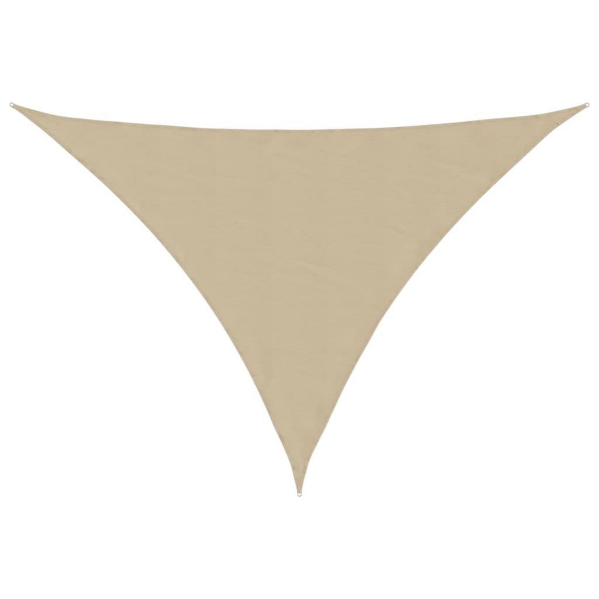 VIDAXL Voile de parasol tissu oxford triangulaire 3x3x4,24 m beige