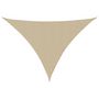 Voir la diapositive 2 : VIDAXL Voile de parasol tissu oxford triangulaire 3x3x4,24 m beige