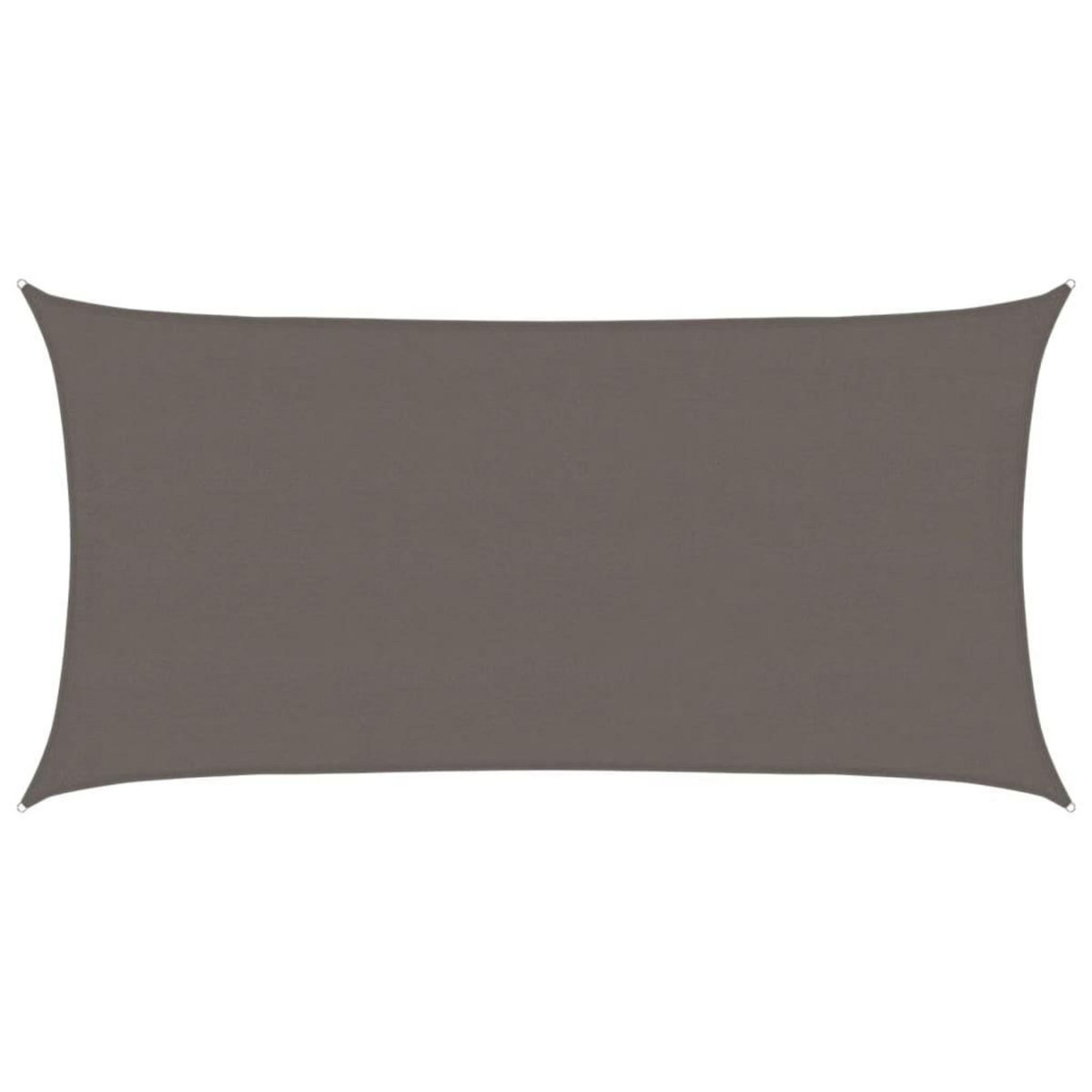 VIDAXL Voile d'ombrage 160 g/m^2 Anthracite 4x7 m PEHD