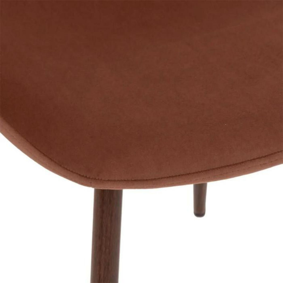 ATMOSPHERA Lot de 4 Chaises Velours  Roka  85cm Terracotta