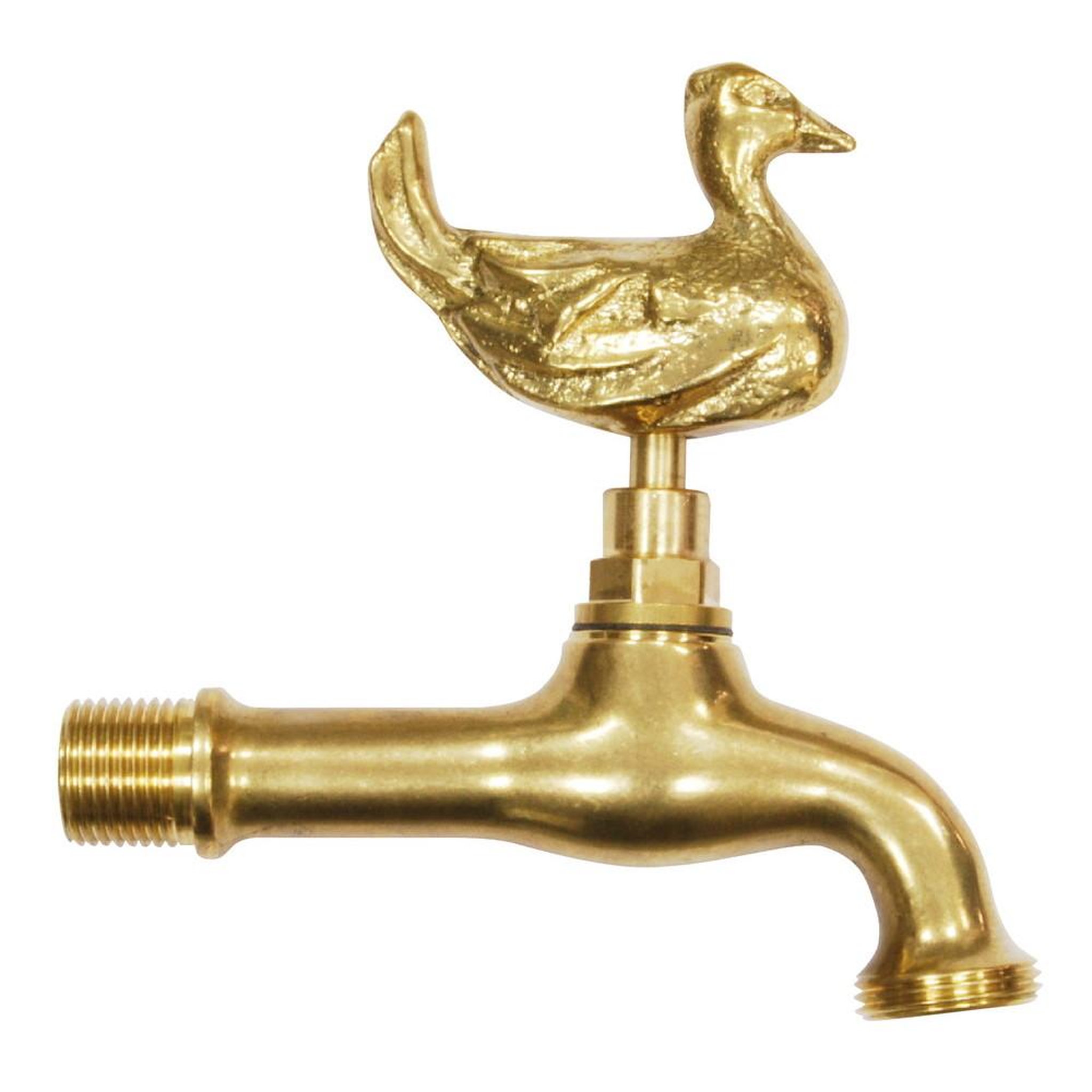 CENTRALE BRICO Robinet de jardin animal Canard M15x21 nez mâle 20x27 livré avec rosace