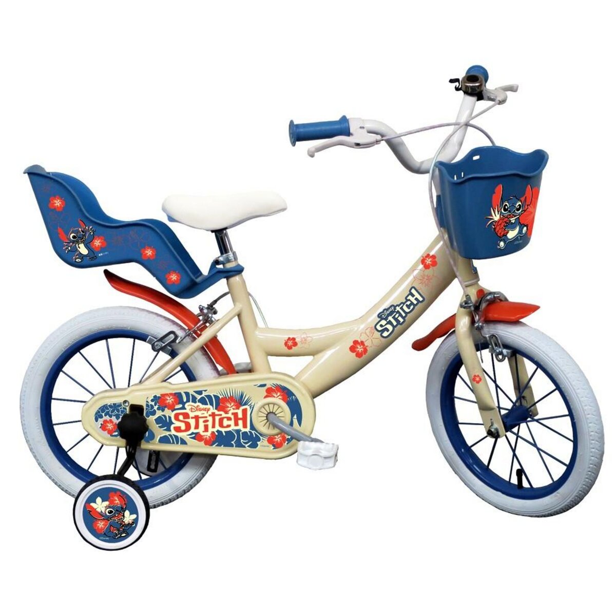 Velo 16 pouces Stitch fille Lilo pas cher Auchan