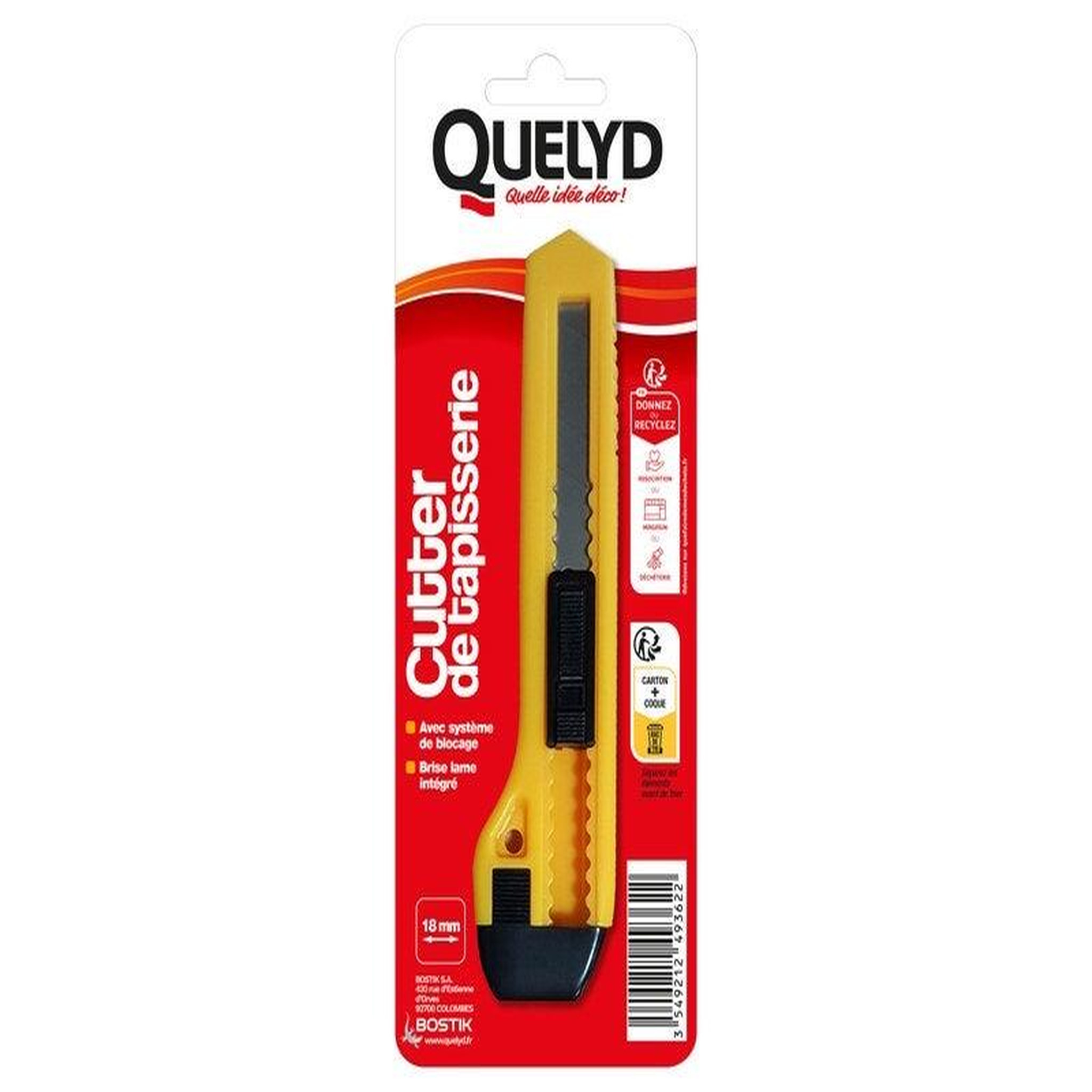 CENTRALE BRICO Cutter de tapissier quelyd
