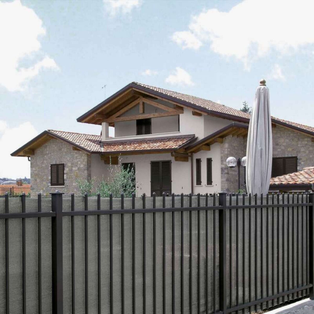 Tenax Brise vue gris  Taille 1 x 5 m