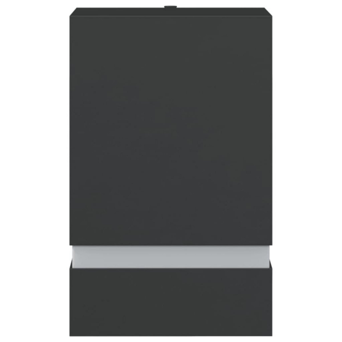 VIDAXL Applique murale d'exterieur noir acier inoxydable