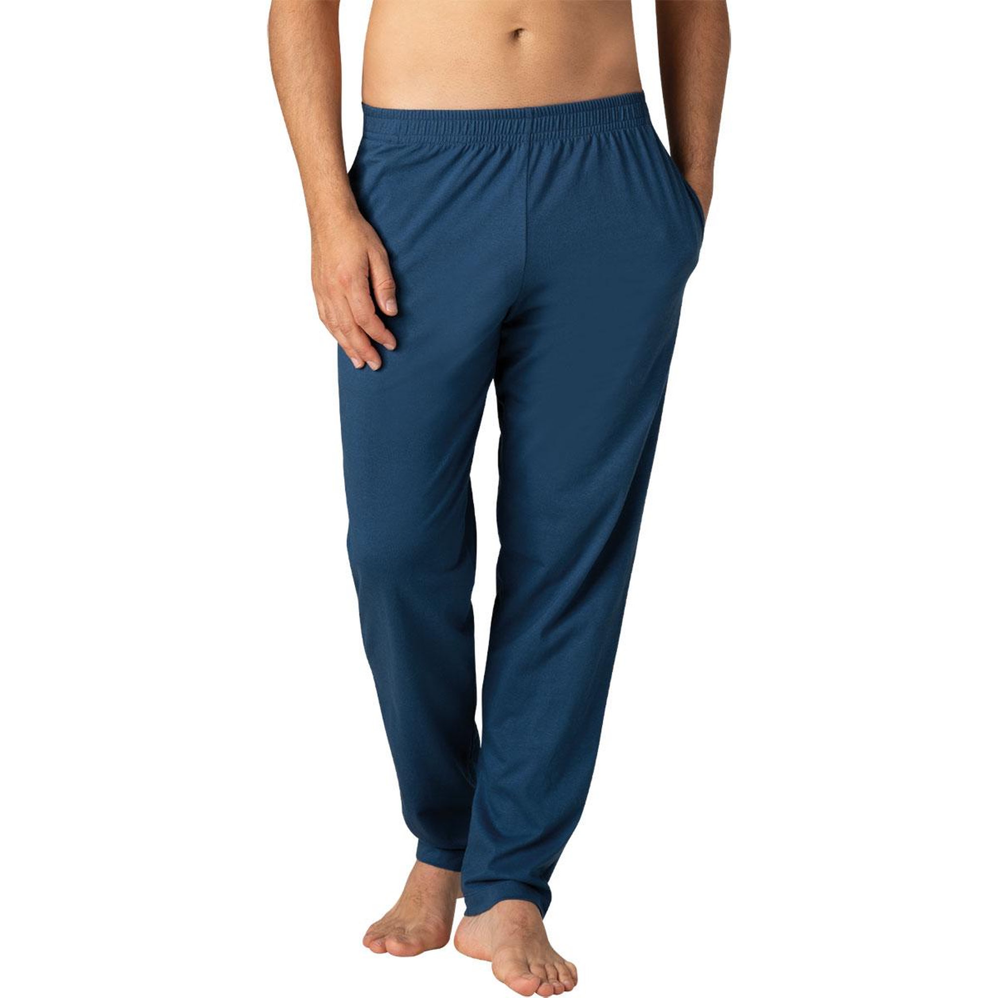 Voir la diapositive 2 : Eminence Pyjama long col T homme Coton Bio