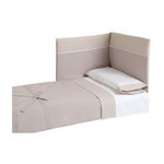 MICUNA set de linge Nordique 140x70 Nature Beige