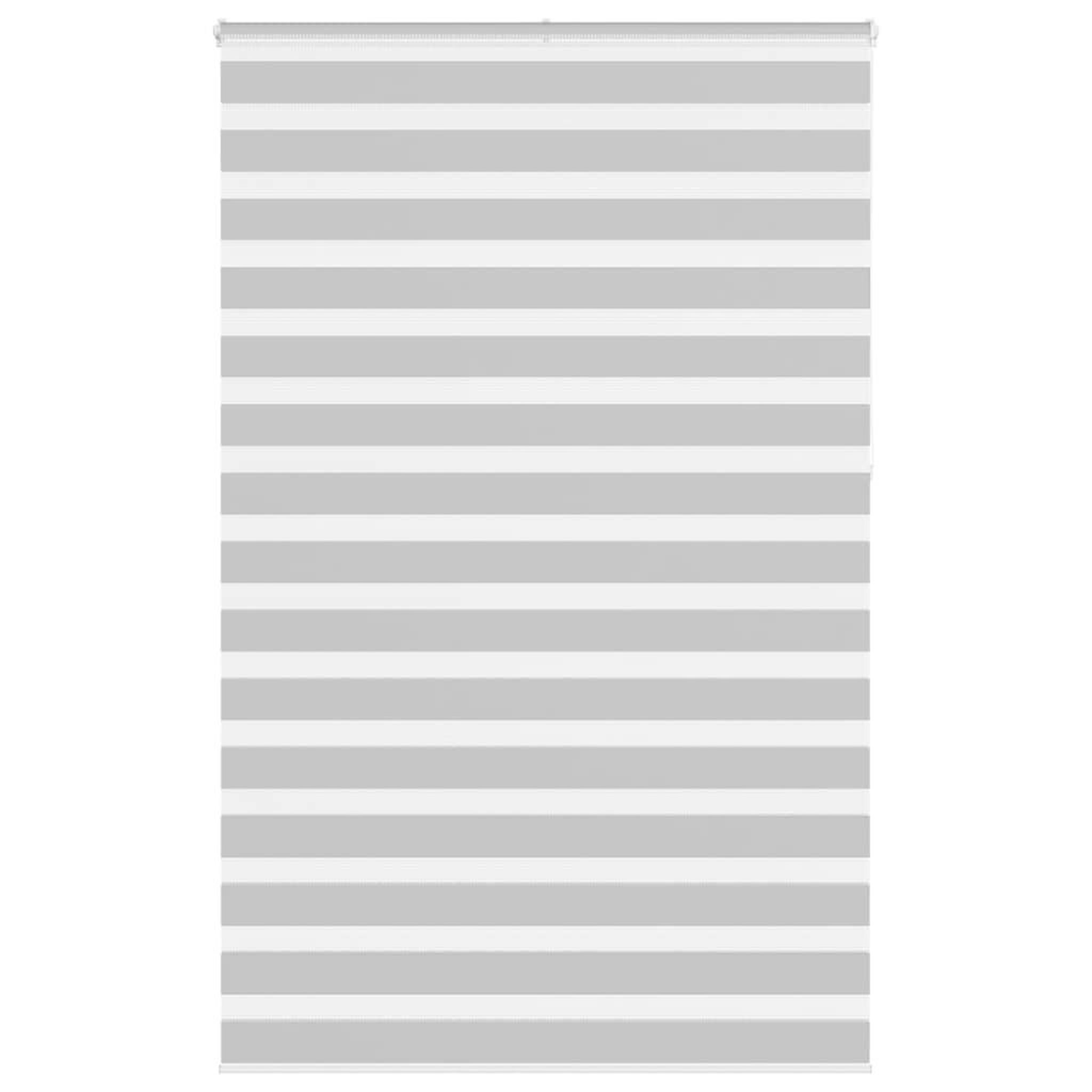 VIDAXL Store zebre gris clair largeur du tissu 140,9 cm polyester