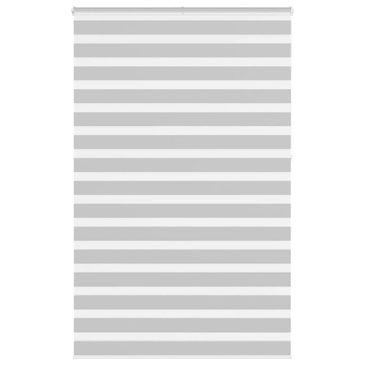 VIDAXL Store zebre gris clair largeur du tissu 140,9 cm polyester