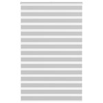 VIDAXL Store zebre gris clair largeur du tissu 140,9 cm polyester