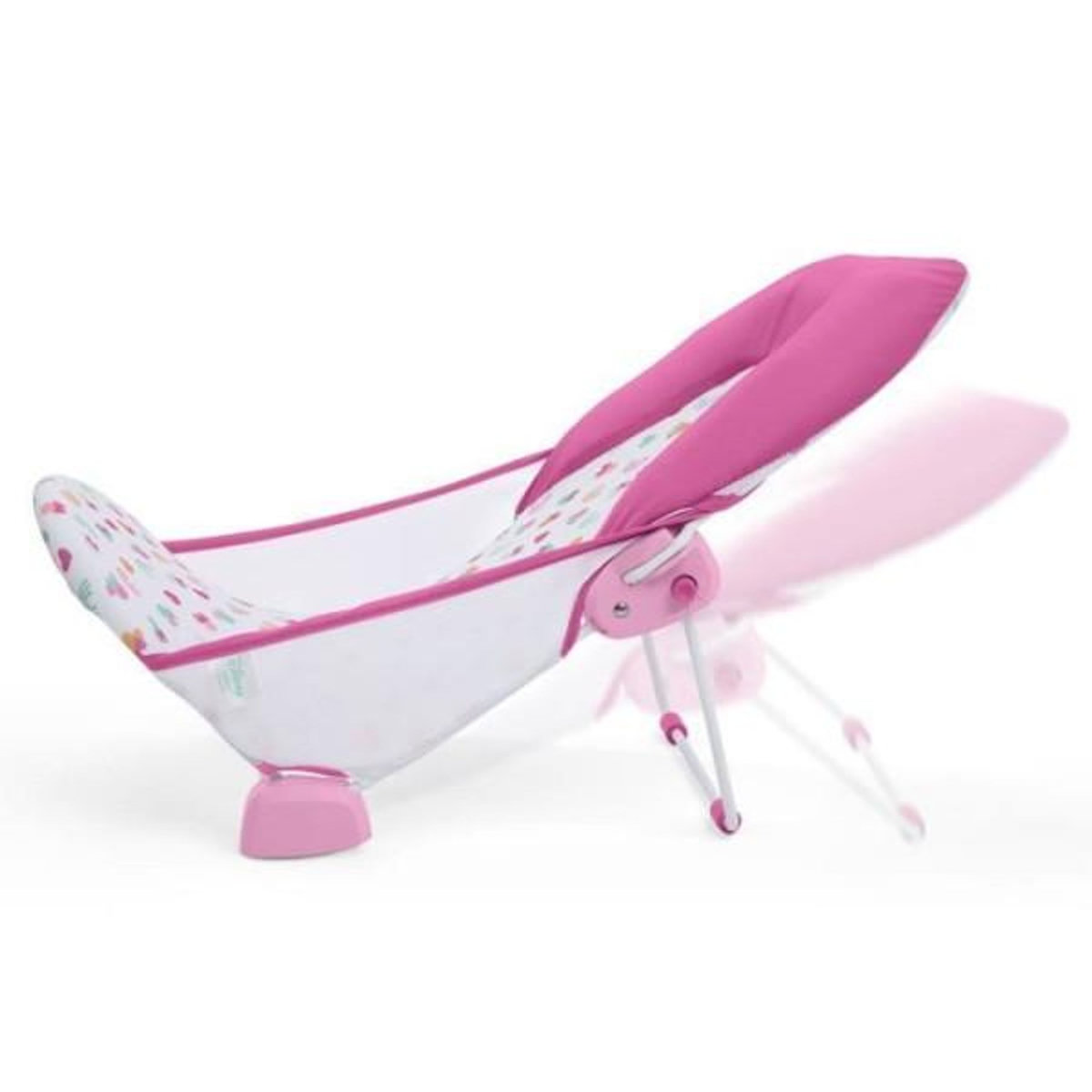 Bright Starts Transat - Anneau DISNEY BABY- MINNIE-  de bain pour bébé fille pliable rose