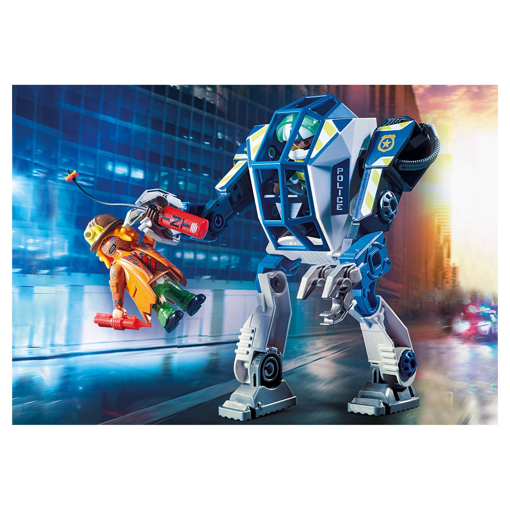 Voir la diapositive 3 : PLAYMOBIL 70571 - City Action - Police Robot de police