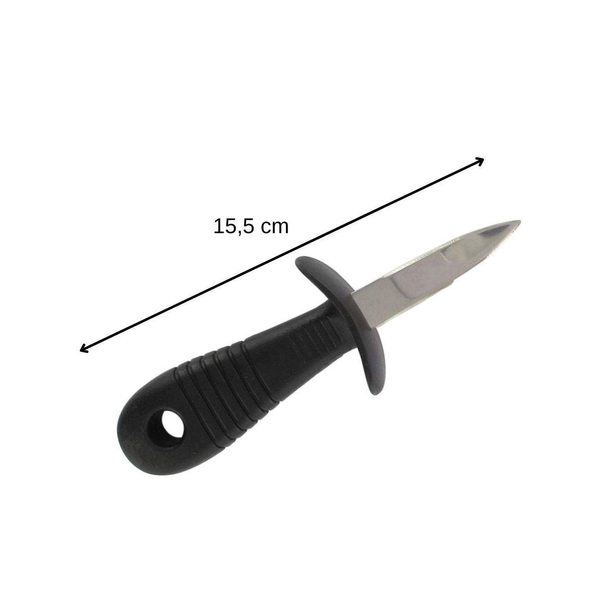 Voir la diapositive 3 : Fackelmann Ensemble de 2 couteaux à huîtres 15,5 cm fackelmann
