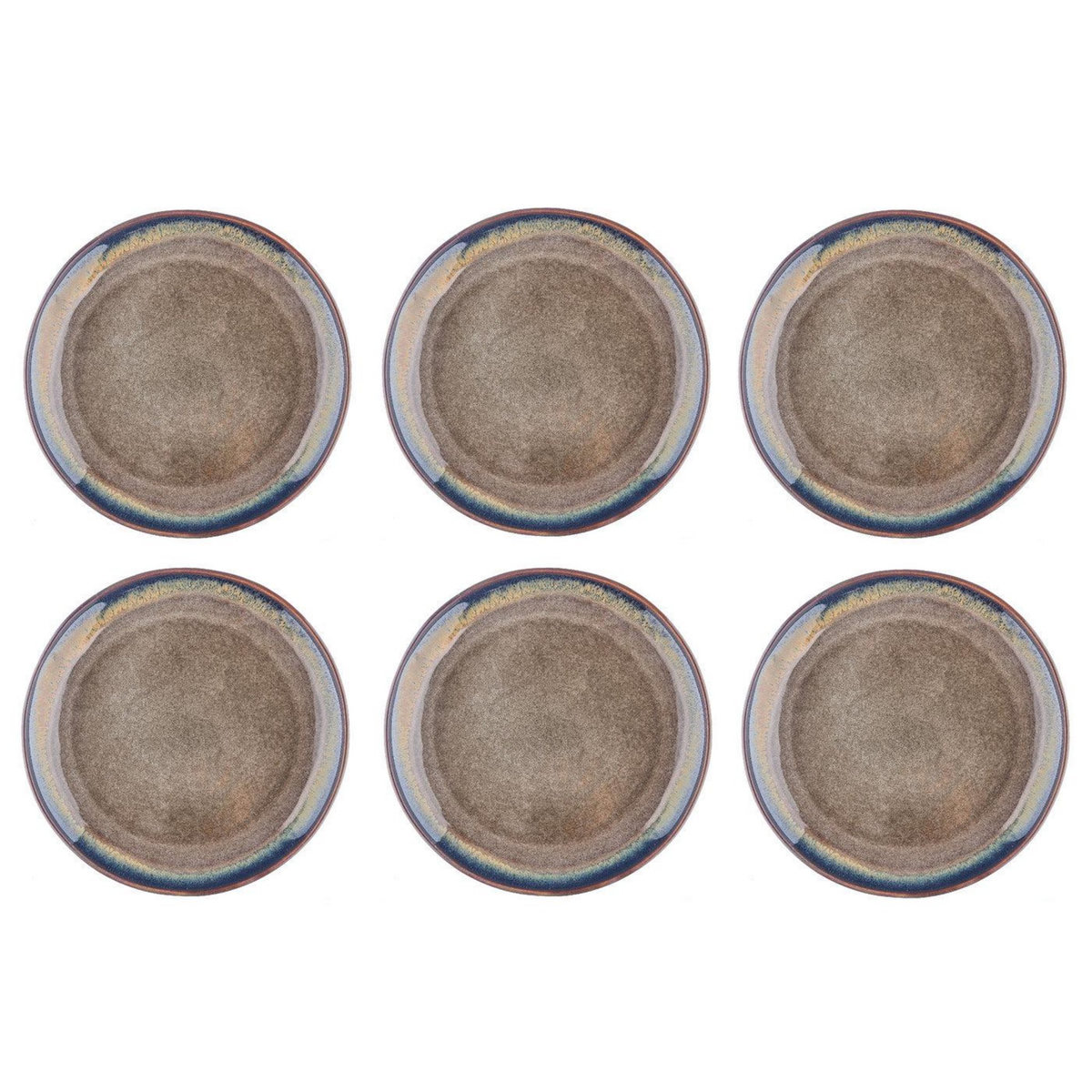 BJORN Assiette GENESIS Ø27cm - 6 pièces - Basalte