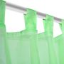 Voir la diapositive 5 : VIDAXL Rideau fin Vert pomme 140x175 cm 2 pcs