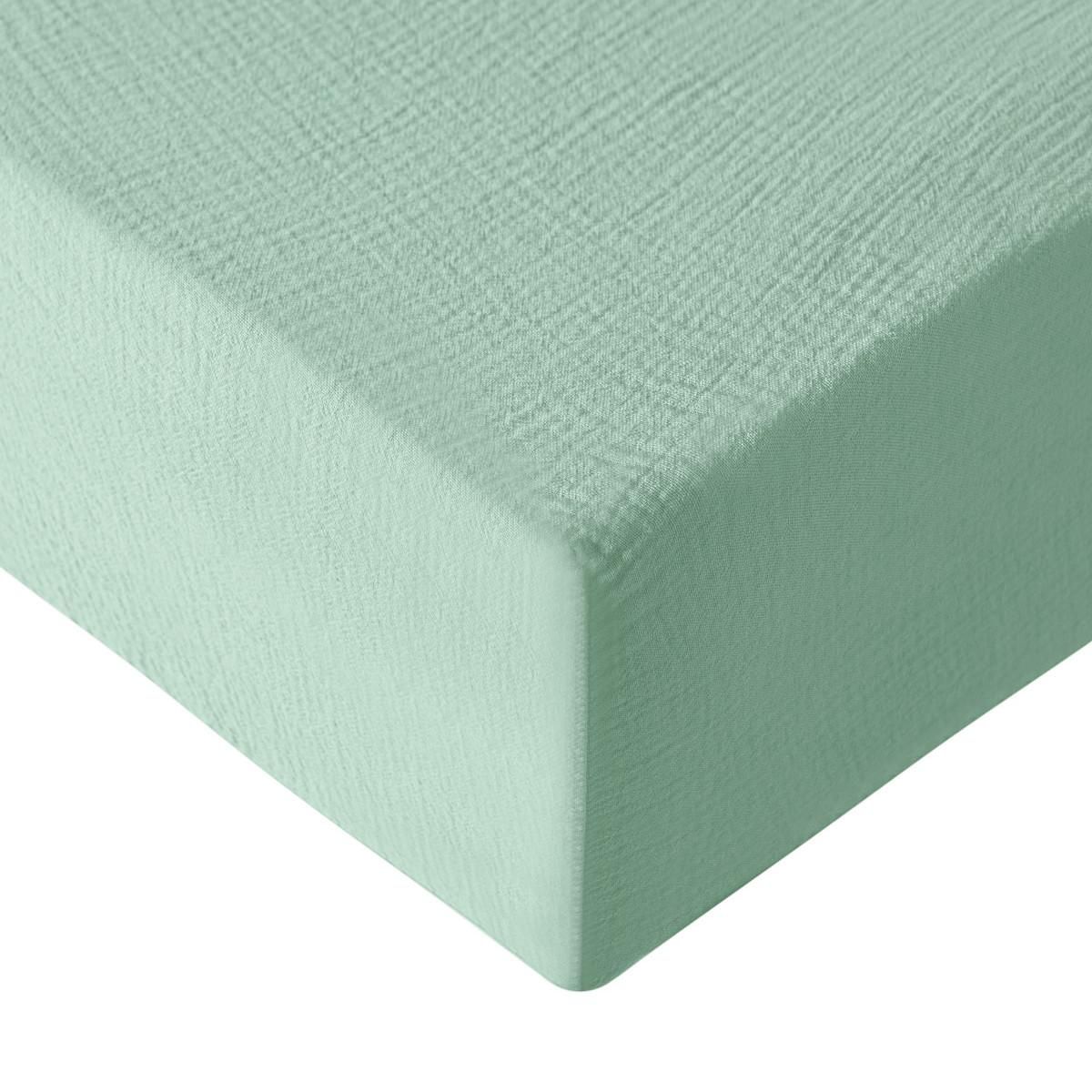 Sensei Maison Drap housse en gaze de coton bonnet 30 cm LOFT