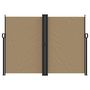 Voir la diapositive 3 : VIDAXL Auvent lateral retractable taupe 180x1200 cm