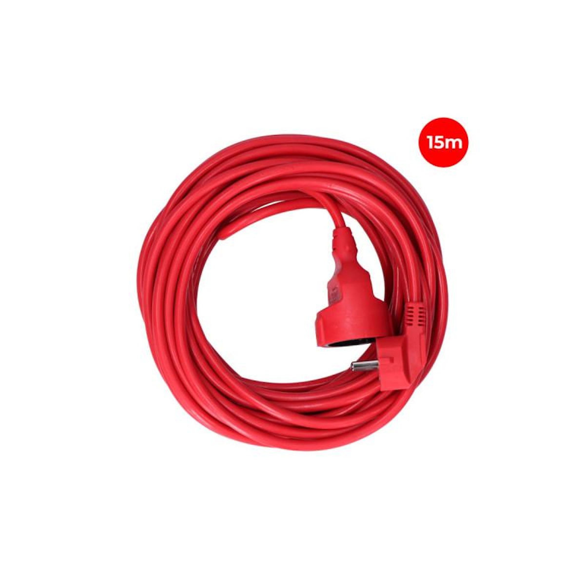 EDM Rallonge électrique 15m 1 prise 16A 250V EDM - H05VV-F 3G1,5mm - 23601