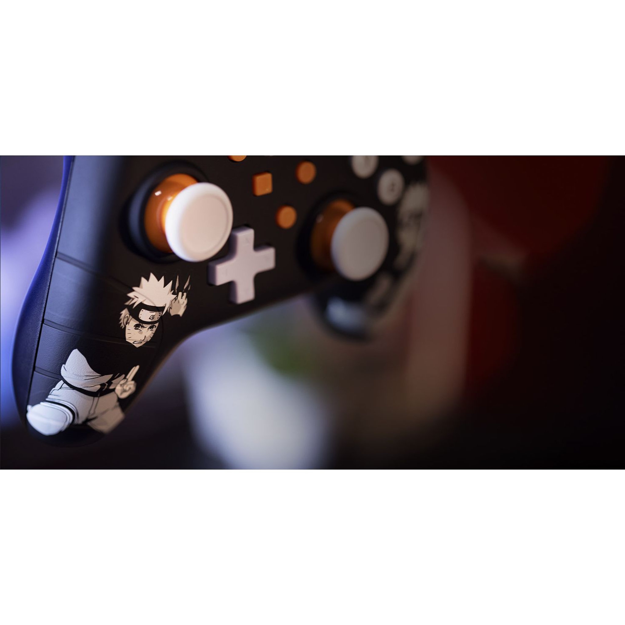 Voir la diapositive 2 : Manette Filaire Naruto Noir Nintendo Switch / PC