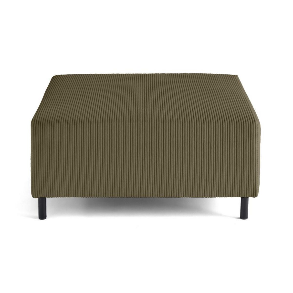 LISA DESIGN Edinburg - pouf modulable - en velours côtelé