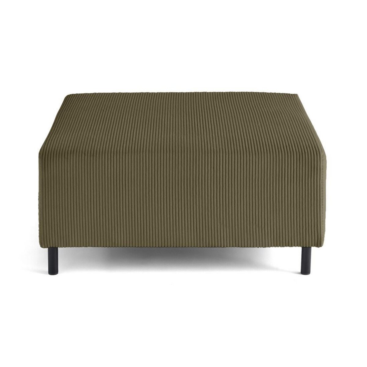 LISA DESIGN Edinburg - pouf modulable - en velours côtelé