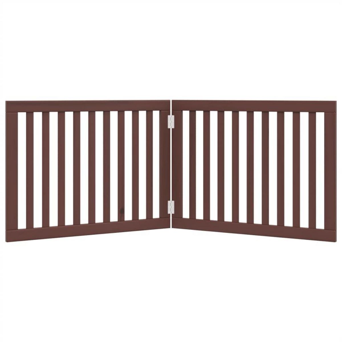 VIDAXL Barriere pour chien pliable 2 panneaux 160 cm bois de peuplier