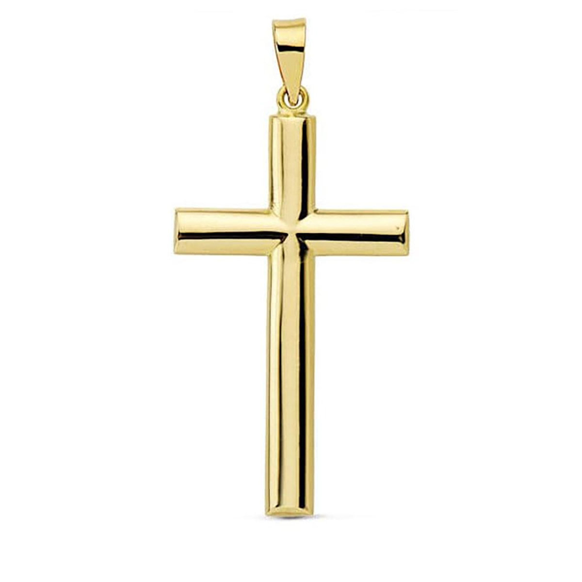 L'ATELIER D'AZUR Pendentif - Médaille Croix Or 18 Carats 750 Jaune - Chaines Offertes