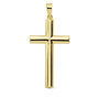 Voir la diapositive 1 : L'ATELIER D'AZUR Pendentif - Médaille Croix Or 18 Carats 750 Jaune - Chaines Offertes