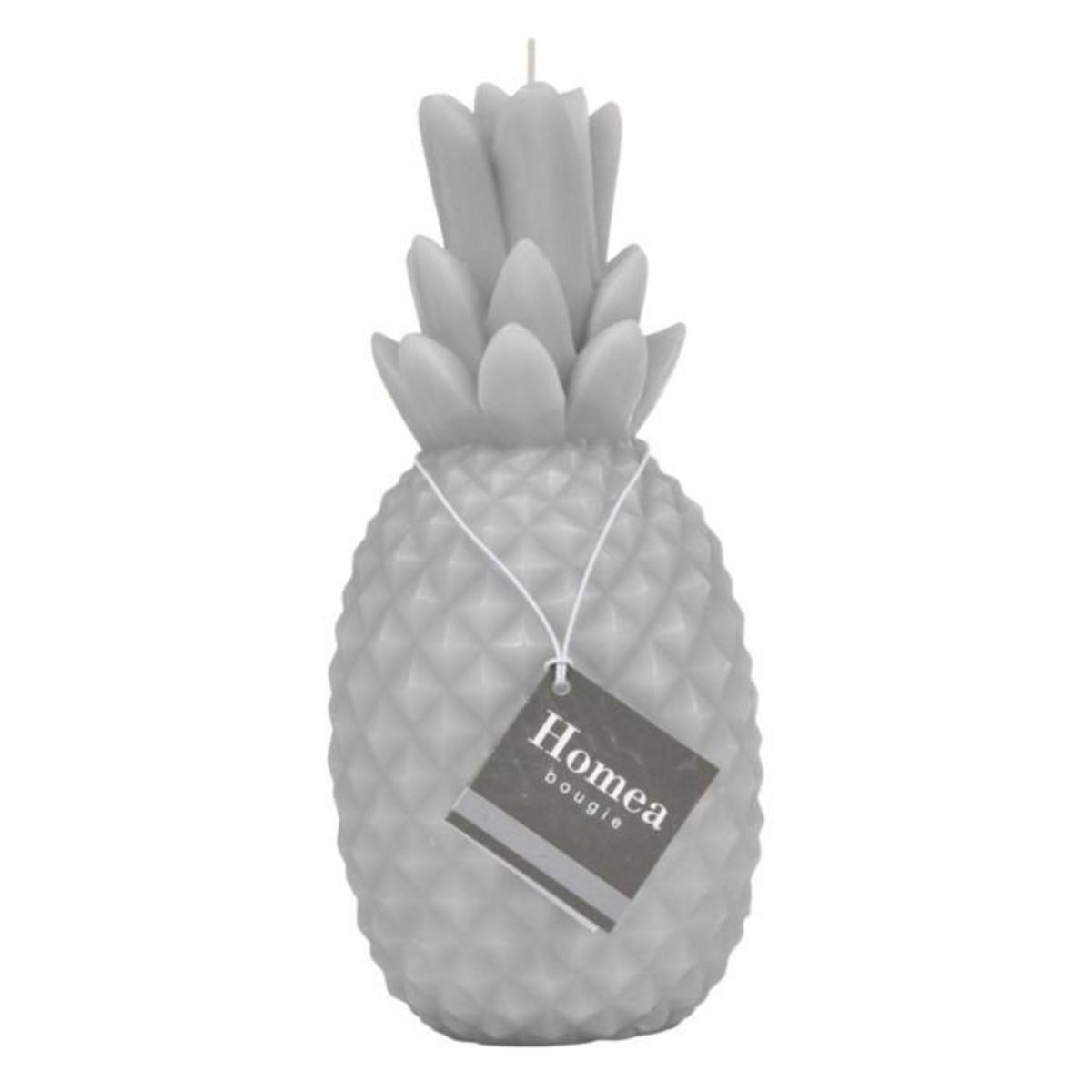 Paris Prix Bougie Déco  Ananas Tropical  20cm Gris