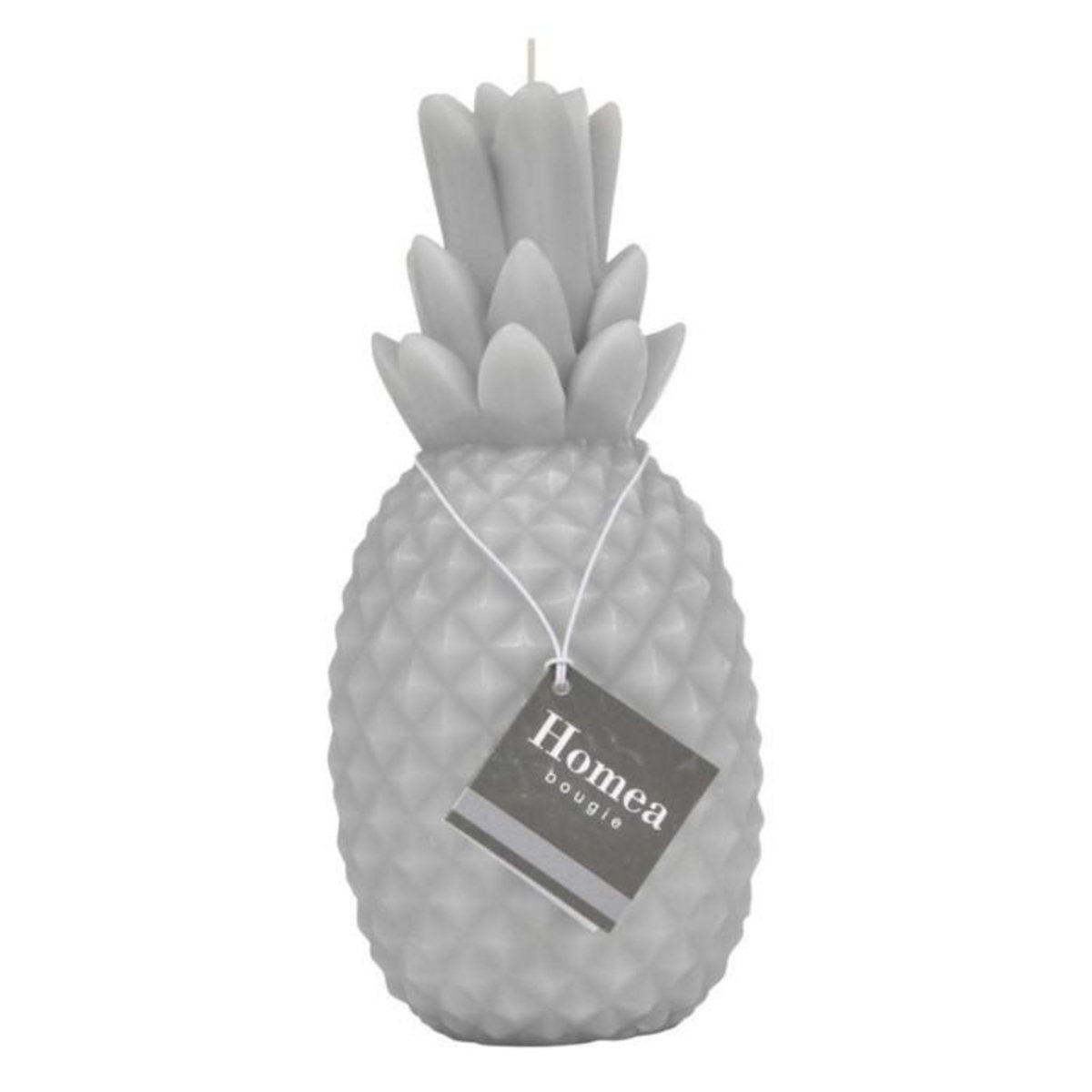 Paris Prix Bougie Déco  Ananas Tropical  20cm Gris