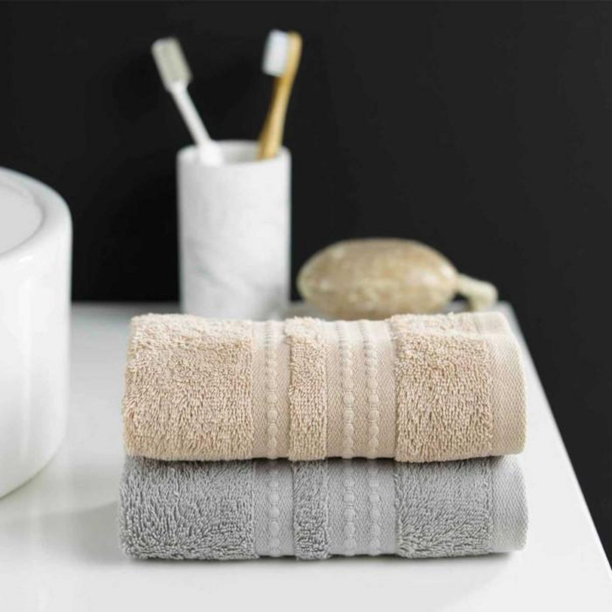 Paris Prix Serviette d'Invité  Excellence  30x50cm Sable