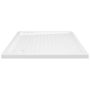 Voir la diapositive 4 : VIDAXL Receveur de douche avec picots Blanc 80x80x4 cm ABS