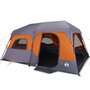 Voir la diapositive 2 : VIDAXL Tente familiale 9 personnes liberation rapide impermeable