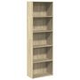 Voir la diapositive 2 : VIDAXL Bibliotheque chene sonoma 60x30x189 cm bois d'ingenierie