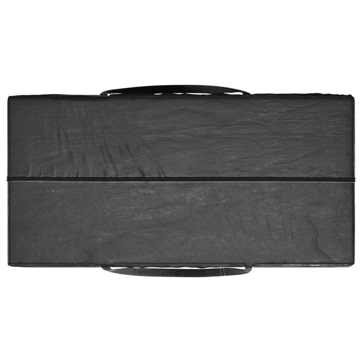 VIDAXL Sac de rangement pour sapin de Noël noir 150x75x75 cm PE