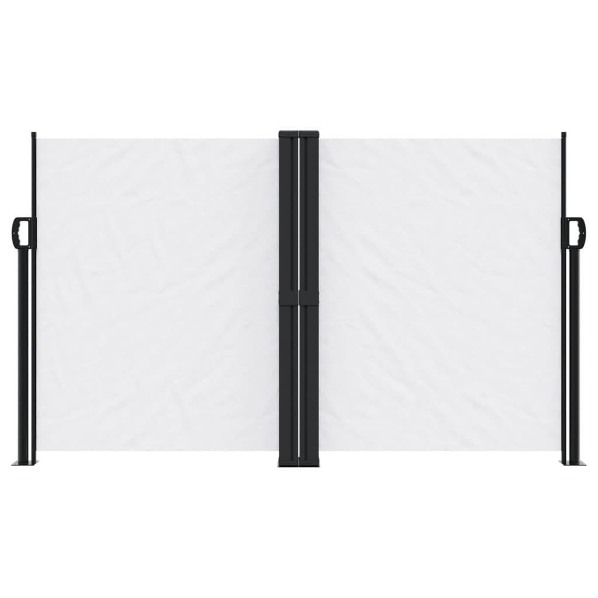 Voir la diapositive 3 : VIDAXL Auvent lateral retractable blanc 140x1000 cm