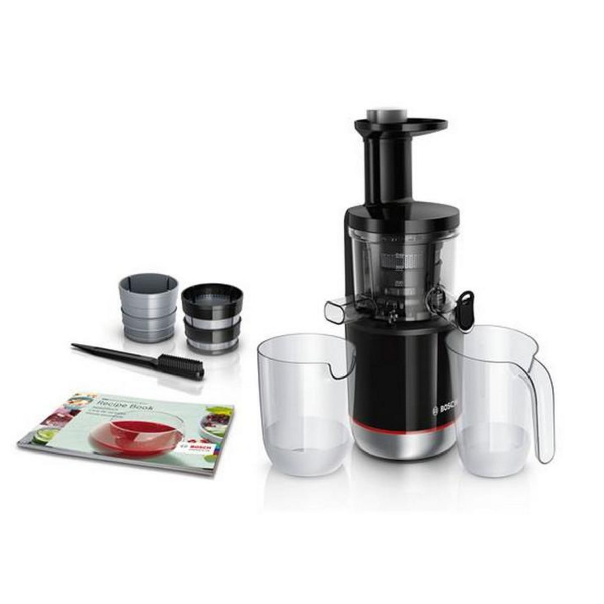 BOSCH Extracteur de jus vertical 1.4l 150w noir/rouge - mesm731m