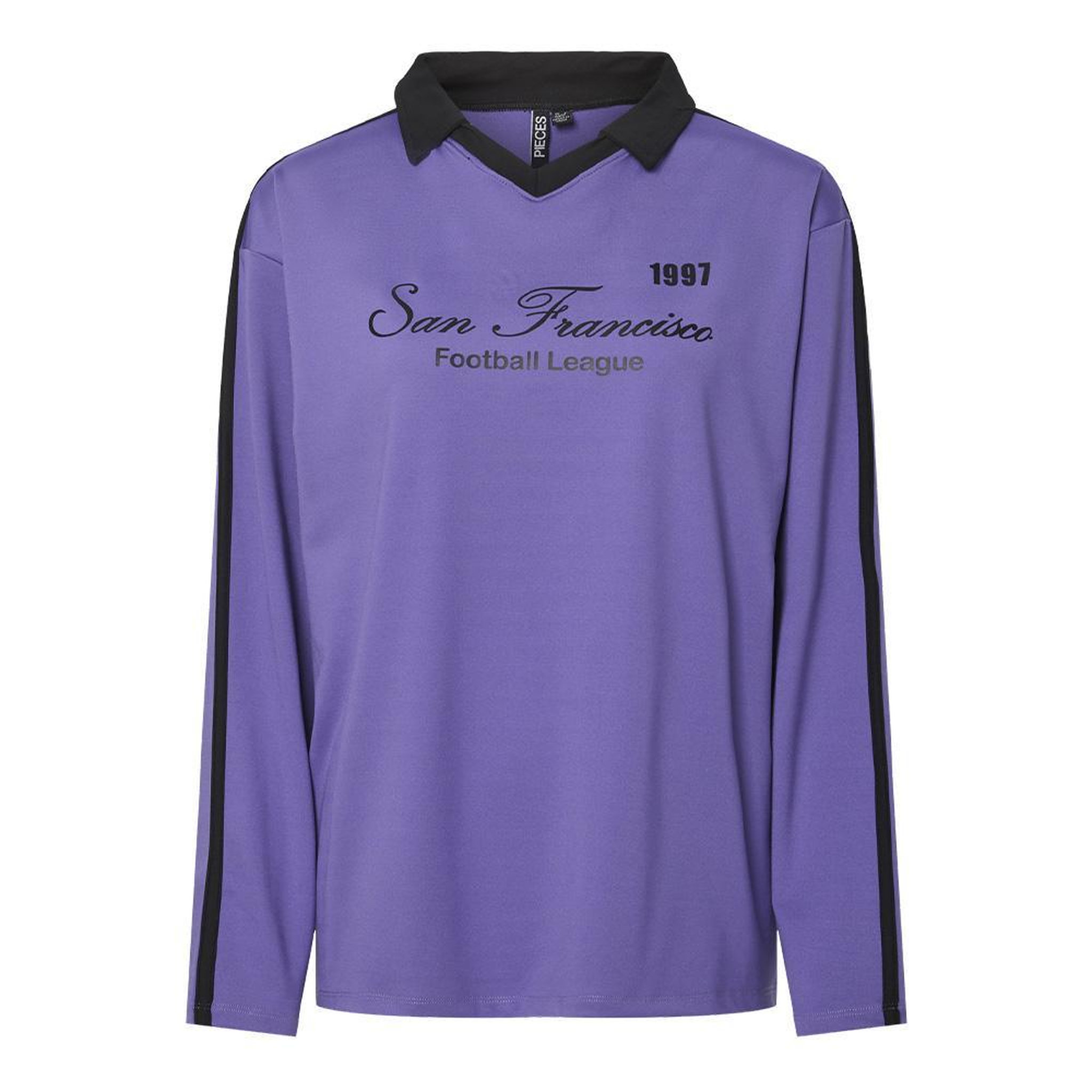 Pieces Polo /Noir Femme Pieces Feng. Coloris disponibles : Violet